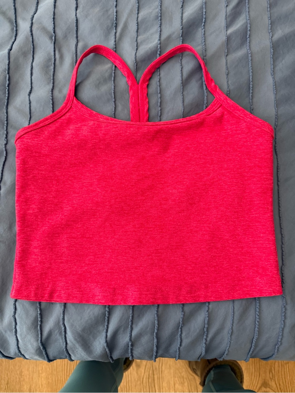 Beyond Yoga Bright Pink Racerback Crop Camisole